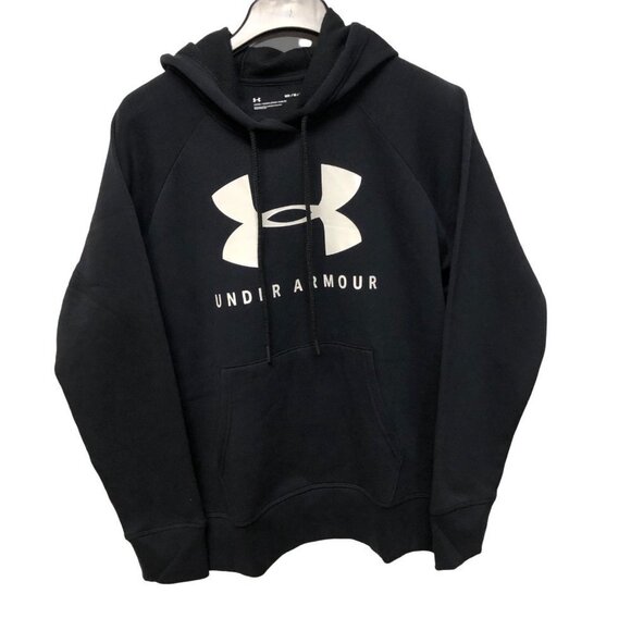 UNDER ARMOUR WOMEN'S RIVAL FLEECE LOGO PULL OVER‎ HOODIE SM NEW WITH TAG - Picture 5 of 11